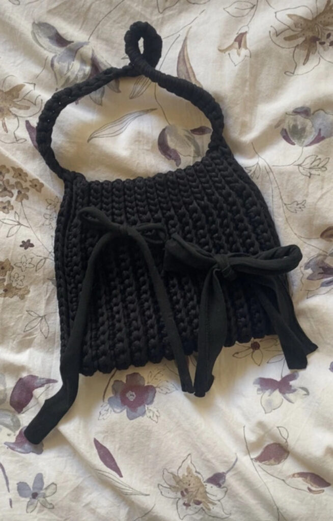 Crochet Waffle Bag